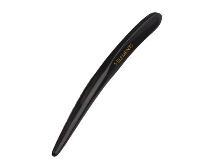 5 Elements Natural Horn Bojin Tool (S) 五行小号牛角 - face & eye